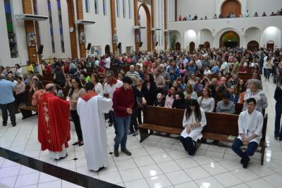 Encerramento das Novenas em louvor a SantÂ´Ana foi presidida pelo Bispo Dom Amilton
